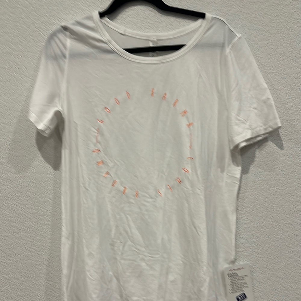 Lululemon Love Crew Good karma White Graphic T-Shirt